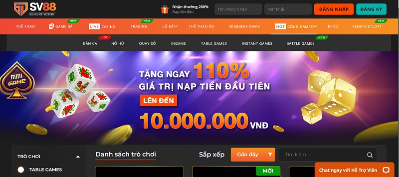 Đánh giá những đặc điểm nổi bật chỉ có tại nhà cái SV88