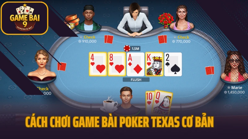 Hướng dẫn chơi poker texas từ preflop đến river không bị hớ 3 Cách chơi game bài poker texas cơ bản