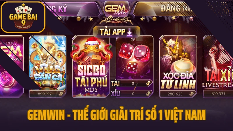 Gemwin - thế giới giải trí số 1 việt nam