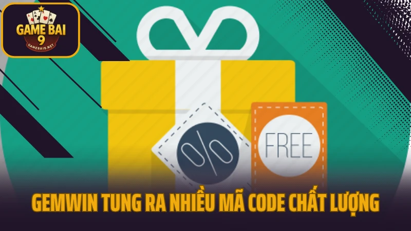 Gemwin - cổng game bài thế hệ mới với tỷ lệ thưởng cao 9 Gemwin tung ra nhiều mã code chất lượng