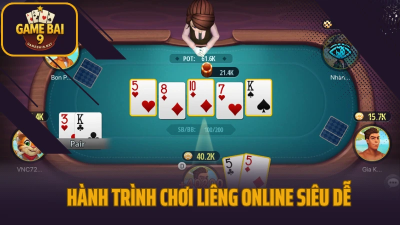 Hướng dẫn chơi liêng mẹo tố khi cầm bài yếu và đọc tình huống nhanh 4 Hành trình chơi liêng online siêu dễ