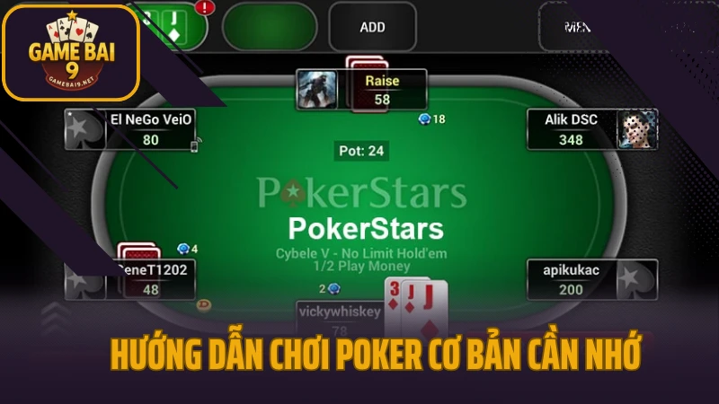 Hướng dẫn chơi poker cho người mới và cách bluff khi cần thiết 2 Hướng dẫn chơi poker cơ bản cần nhớ