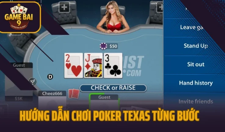 Hướng Dẫn Chơi Poker Texas 24/7 – Từ Preflop Đến River Không Hớ