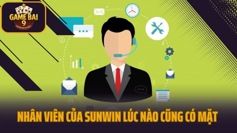 Sunwin - trải nghiệm đổi thưởng đẳng cấp với giao diện đẹp mắt 4 Nhân viên của sunwin lúc nào cũng có mặt