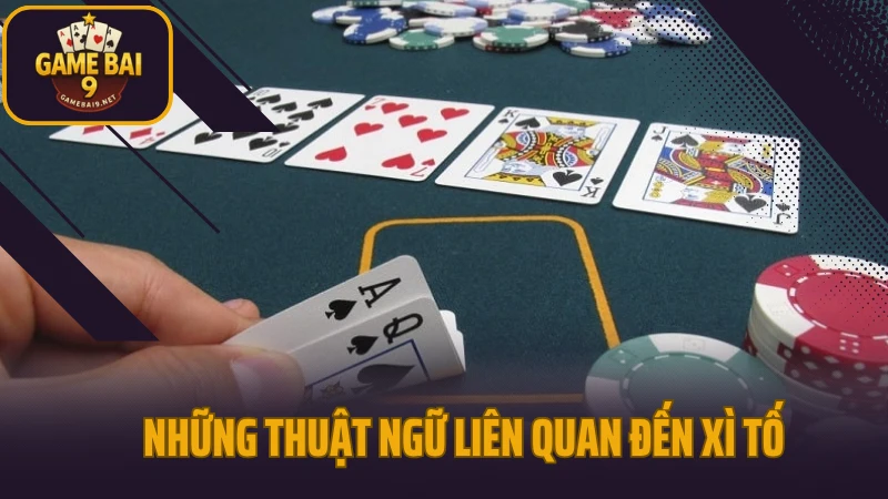 Xì tố - đối kháng căng não, đặt cược từng câu đòn tâm lý 3 Những thuật ngữ liên quan đến xì tố