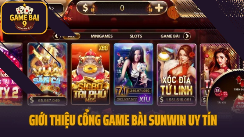 Sunwin - trải nghiệm đổi thưởng đẳng cấp với giao diện đẹp mắt 2 Thông tin giới thiệu cổng game bài sunwin uy tín