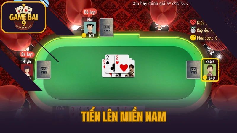 Tiến lên miền nam online – game bài quốc dân mọi nhà đều chơi