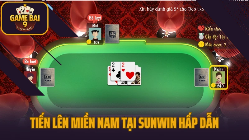 Sunwin - trải nghiệm đổi thưởng đẳng cấp với giao diện đẹp mắt 5 Tiến lên miền nam tại sunwin là trò chơi quốc dân